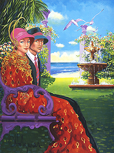 Fountain on the Beach by Otto Aguiar