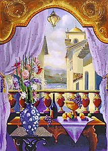 Purple Curtain by Otto Aguiar