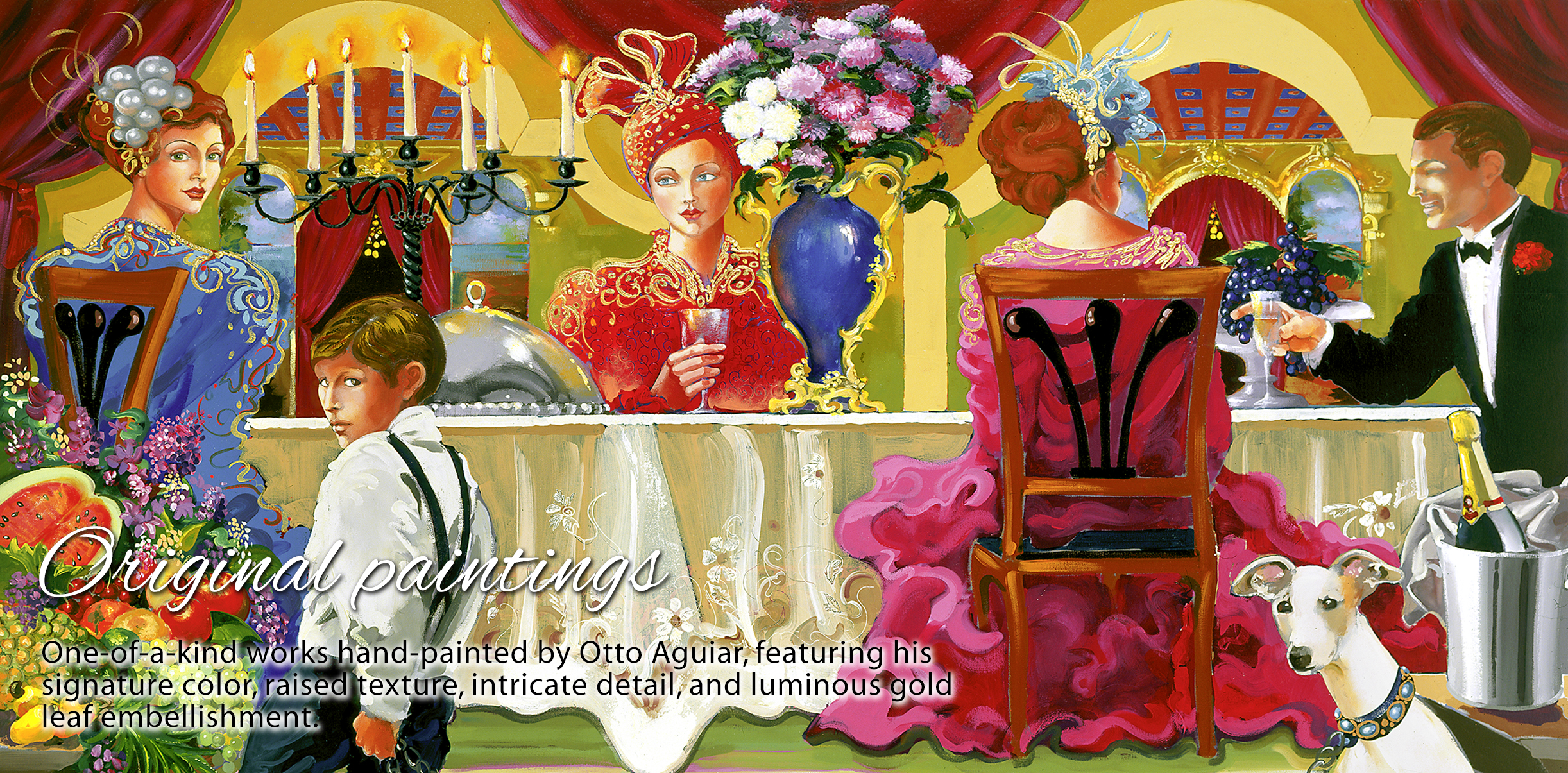 Original paintings by Otto Aguiar