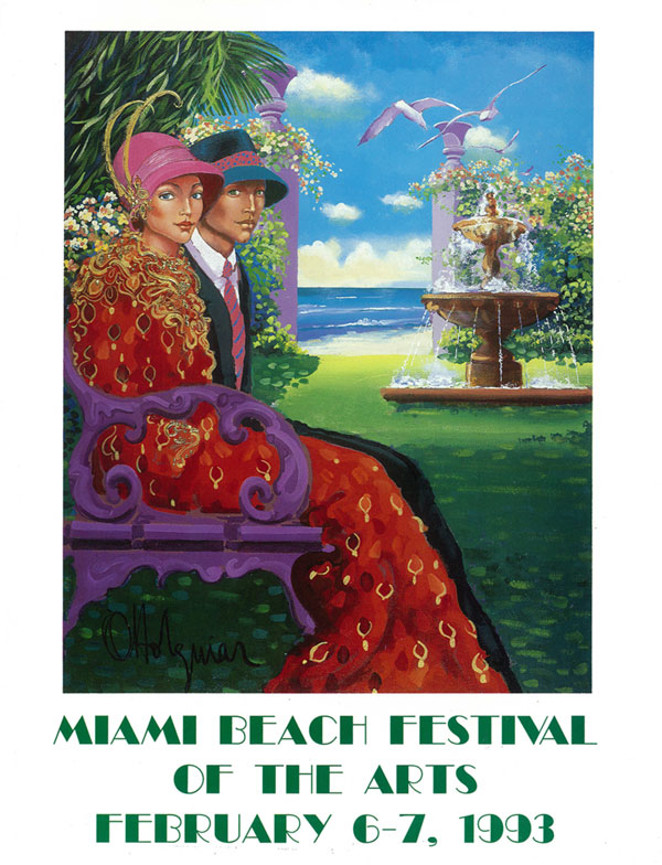 miami beach festival of the arts poster 1993